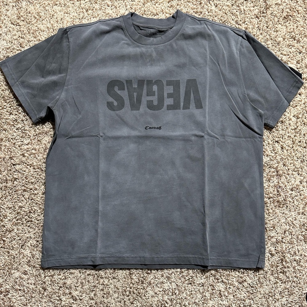 Travis Scott Vegas Tee Grey